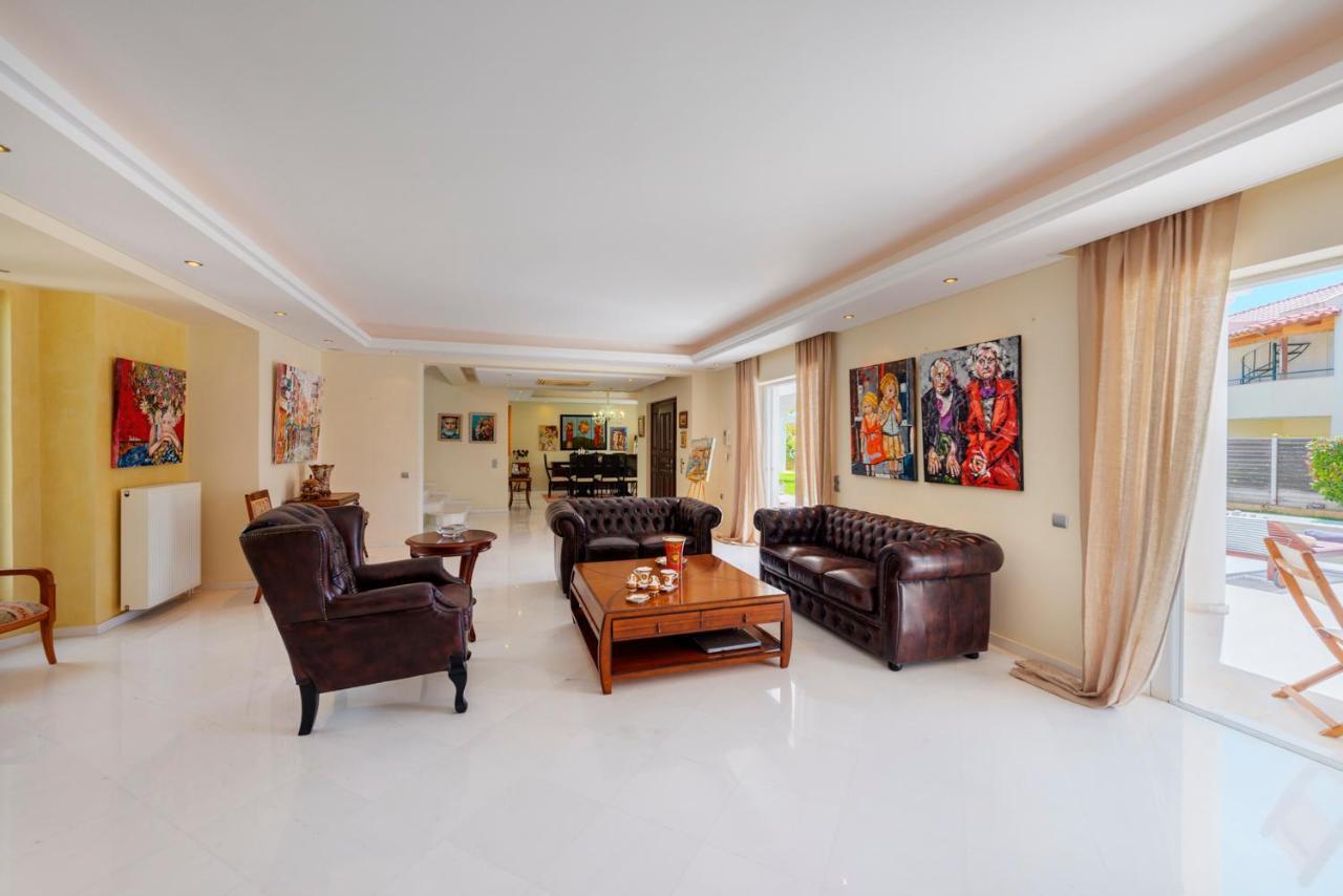 The Painters Luxurious Villa Anavyssos Luaran gambar