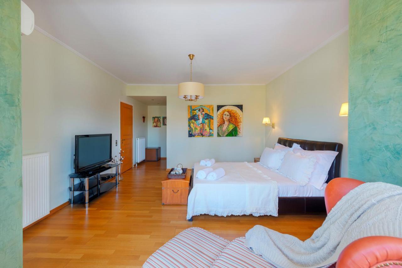 The Painters Luxurious Villa Anavyssos Luaran gambar